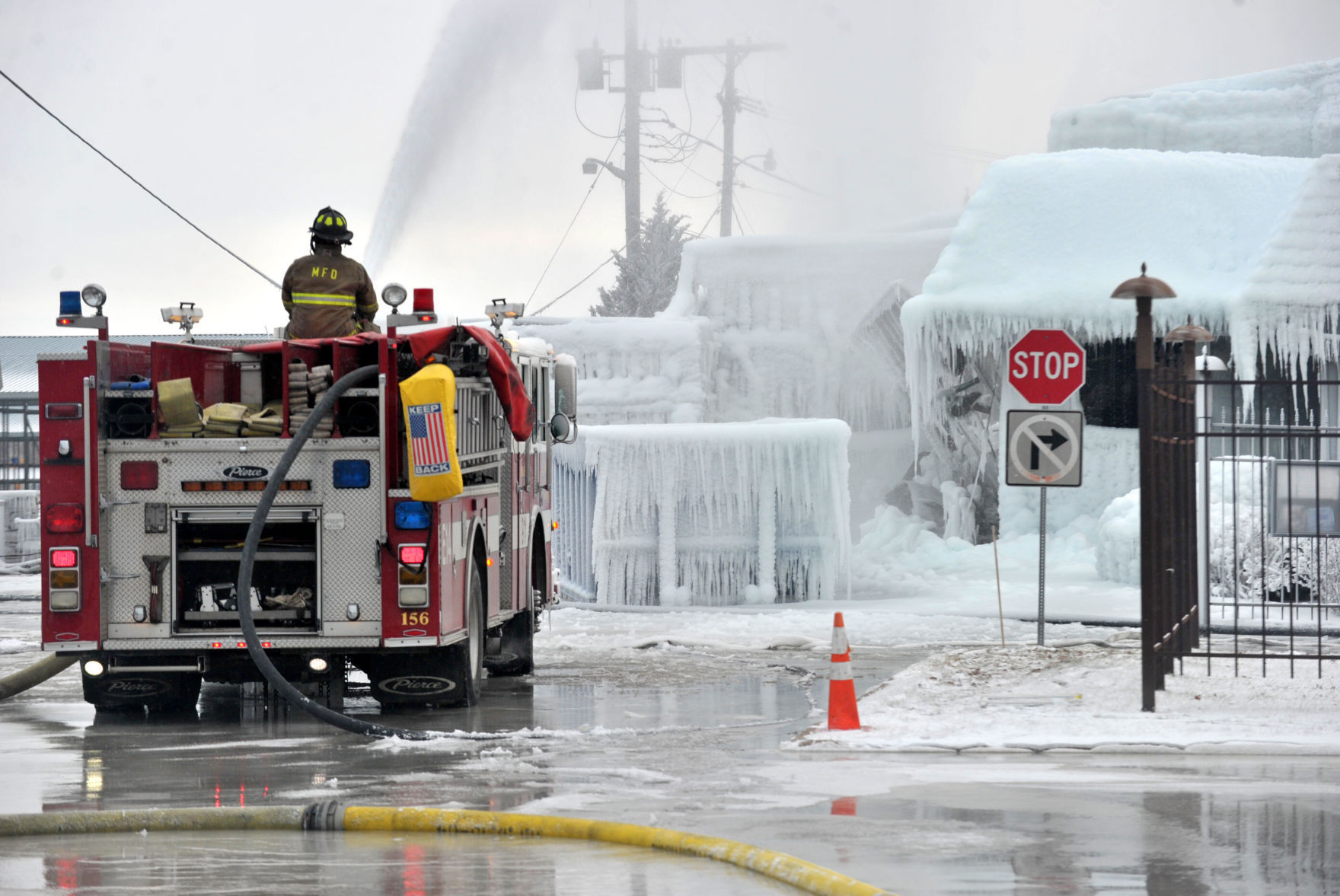 A late Monday night fire at the Captain's Table Restaurant